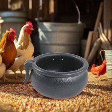 Feeder Pan Portable Easy to Install Drinker for Chickens for Ducks Dogs Farm