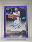 AYLA MCDOWELL 2025-26 BOWMAN CHROME U 1ST PURPLE REFRACTOR AUTO /250 Q3882