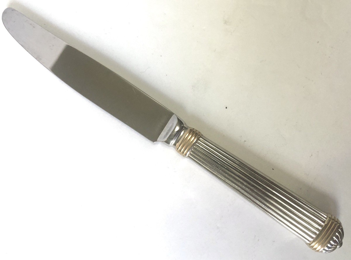 Christian Dior Guadron dinner Knife gold trim Japan | eBay