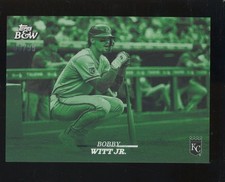 2024 Topps Black & White Green #23 Bobby Witt Jr Kansas City Royals 68/99