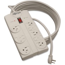 Tripp Lite by Eaton Protect It 8-Outlet Surge Protector 25 ft. Cord with Right-