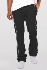 Mens Side Pipe Stacked Flare Pants Mens Side Pipe Stacked Flare Pants