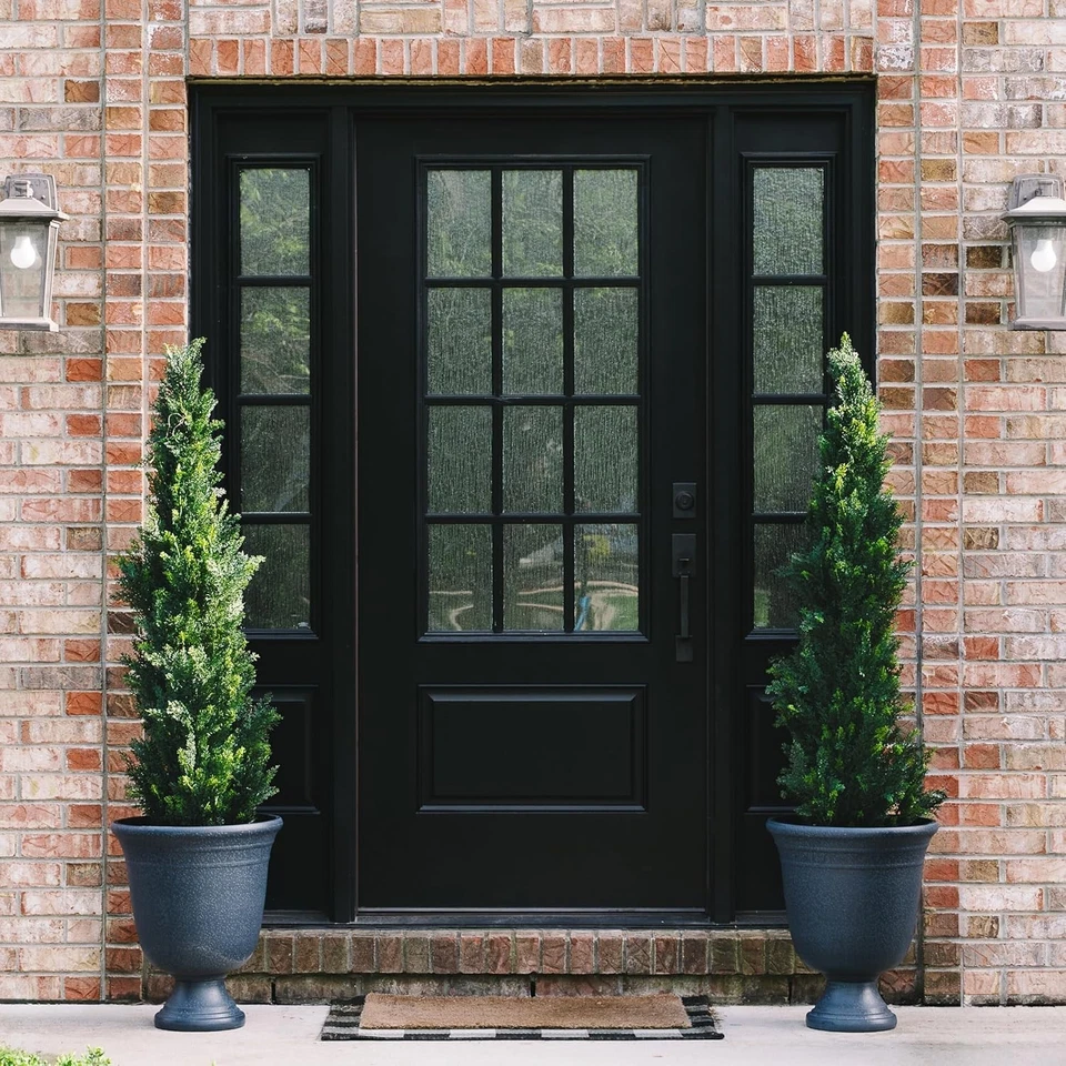 Outdoor Artificial Cedar Trees - UV Protected Entryway Decor - Image 4 of 4