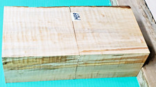 FIGURED FLAME MAPLE WOOD 1489 LATHE TURNING BLANKs   6 x 6 x 3.5