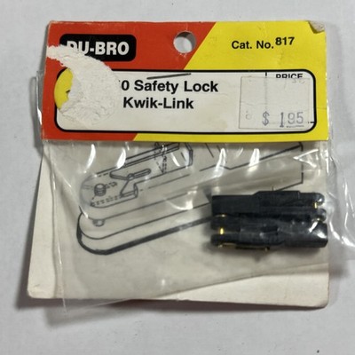 Du-Bro #817 4-40 Safety Lock Kwik-Link  New Old Stock