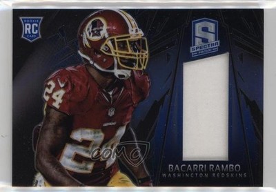 2013 Panini Spectra Materials Blue 10/49 Bacarri Rambo #244 15w6