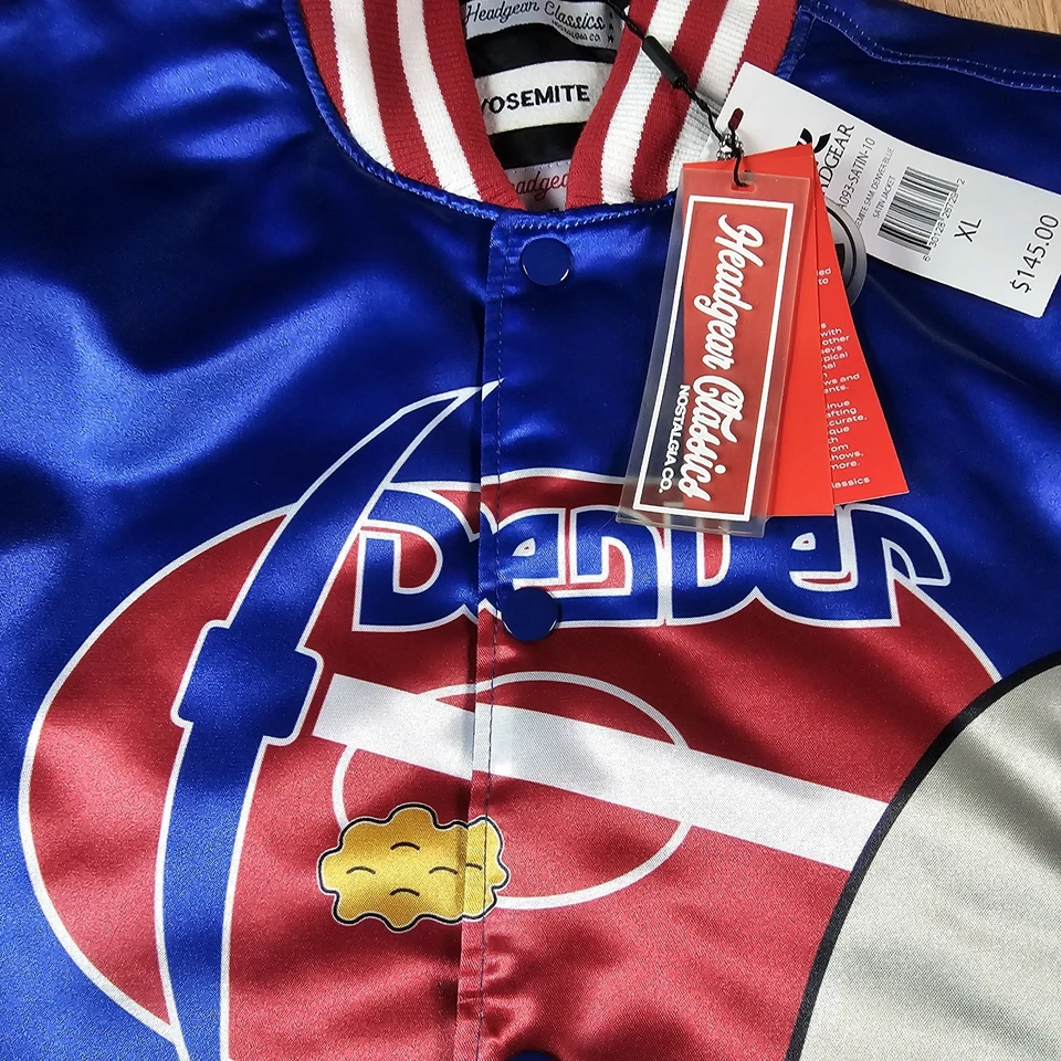 De Colección Denver Nuggets Tocado Chaquetas Clásicas Para Hombres XL NBA Retro Satinado Yosemite Sam Foto 4 de 4