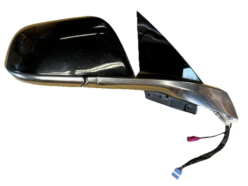 17 20 TESLA MODEL 3 RIGHT SIDE DOOR MIRROR CHROME BLACK 1521927-00-A OEM READ