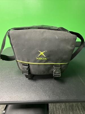 Microsoft Original XBox Travel Storage Carrying Case Messenger Bag Black
