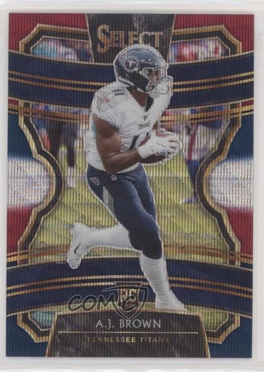 2019 Panini Select Concourse Tri-Color Prizm 15/199 AJ Brown #30 we1