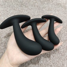 3PCS Silicone Anal Training Starter Kits Beginner Anal Trainer Butt Plug Set US