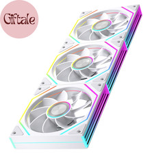 Prism4Rs Ultra X3 120Mm PC ARGB Computer Case Fans Infinity Mirror Daisy-Chain 4