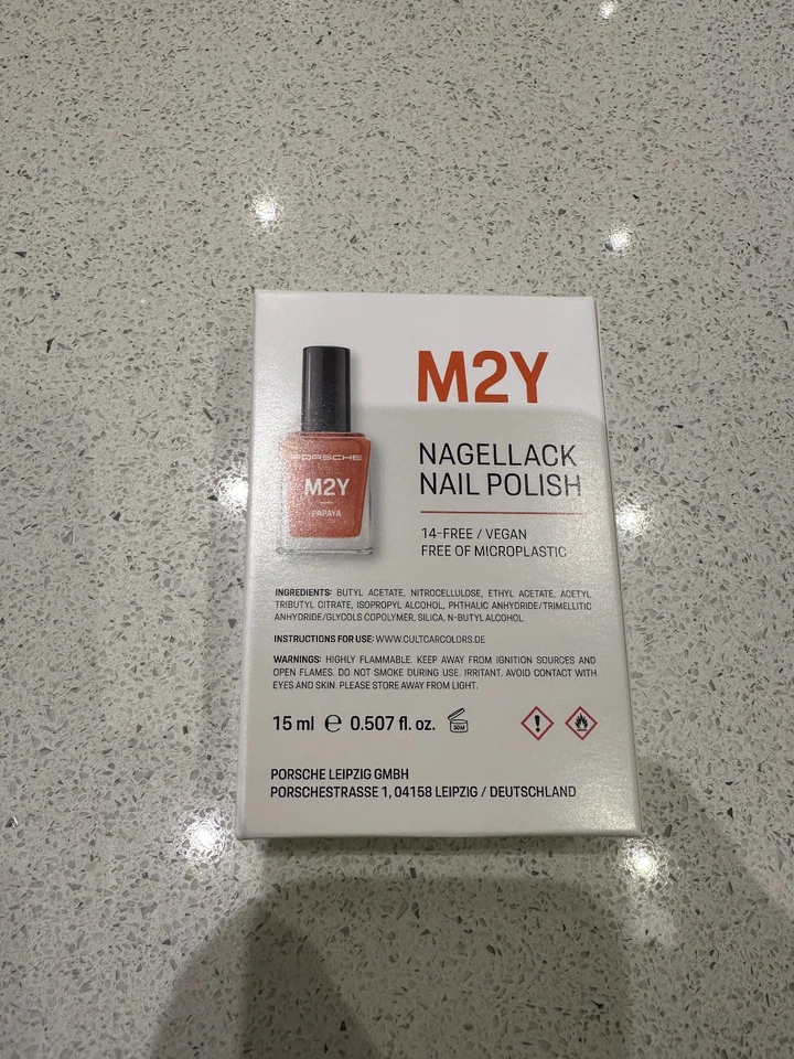 Nagellack Porsche M2Y NEU OVP Papaya orange