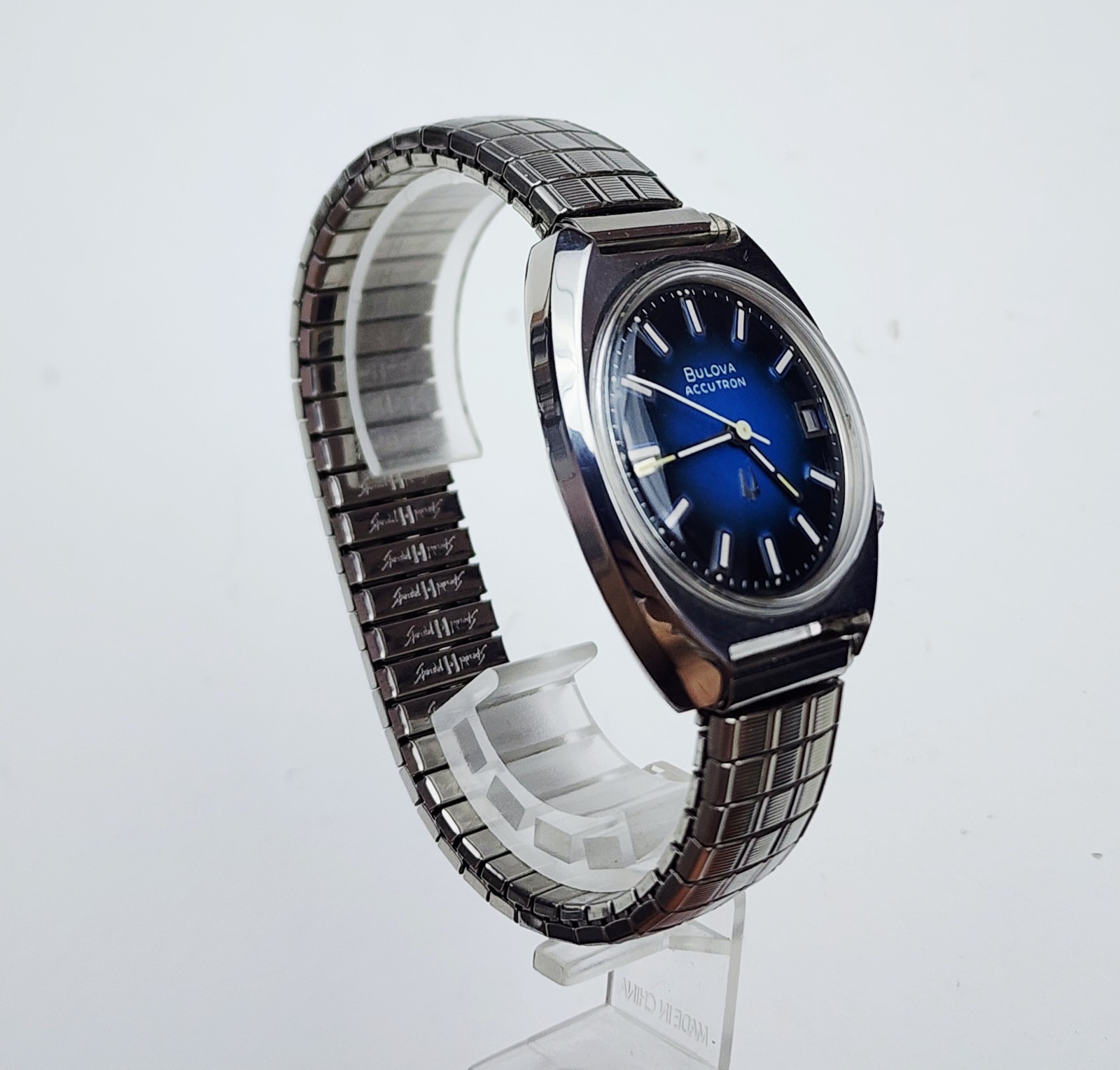 Men's Vintage 1974 TUNING FORK Watch BULOVA ACCUTRON Cal.2181