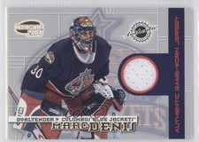 2003-04 Pacific Invincible Authentic Game-Worn Jerseys 98/450 Marc Denis #8 0v1