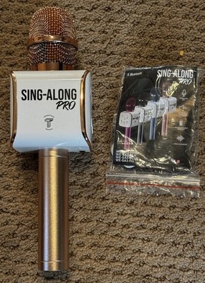 Sing Along Pro Rose Gold - Wireless Express Microphone For Kids - Karoake