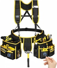 Profesional Carpintero Cinturon Herramientas Bolsa Tirantes Construccion Marcos