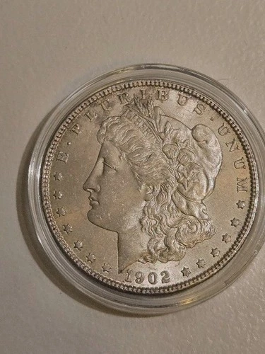1902-O US Morgan Silver Dollar $1 Excellent Luster Uncirculated