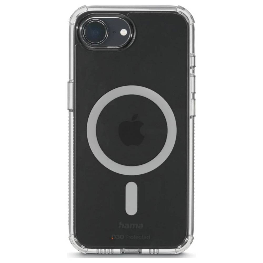 Coque transparente iPhone 16e compatible aimant pour vos déplacements Hama Extreme Protect