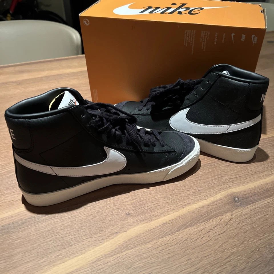 Nike Blazer Mid 77 Vintage Black Sail BQ6806-002 Mens NEW Size 9.5 - Image 2 of 4