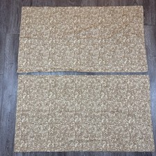 Vintage Ralph Lauren Rossellini Neutral Pair of Standard Pillow Cases