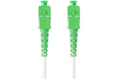 lanberg TUBO MONO SC/APC-SC/APC SIMPLEX G657B3 LSZH BIANCO 10M FIBRA