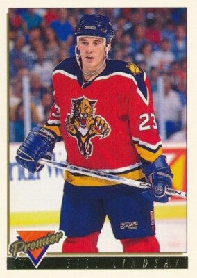 1993-94 Topps Premier GOLD #436 BILL LINDSAY - Florida Panthers