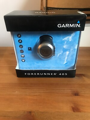 GARMIN FORERUNNER 405 HEART RATE MONITOR Sports GPS Receiver BOXED  753759075354 UK