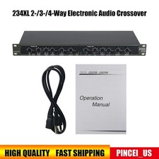 234XL Crossover Elettronico 2-/3-/4 Vie Crossover Audio per Stage Show per DBX