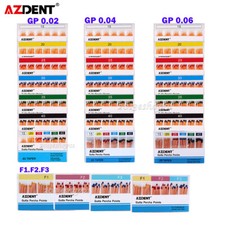 Dental Gutta Percha Points GP 02 04 06 15-40 F1 F2 F3 Root Canal Endodontics