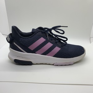 Adidas Cloudfoam Shoes Youth Size 4 Blue Lavender SMA 23M001 Pre Owned |  eBay