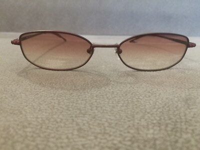 Jean Paul Gaultier JPG Vintage OVAL Sunglasses 56-0076 Cherry Red