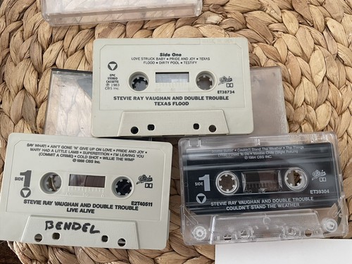 STEVIE RAY VAUGHAN AND DOUBLE TROUBLE Vintage Cassette Tapes Tested - Picture 3 of 3