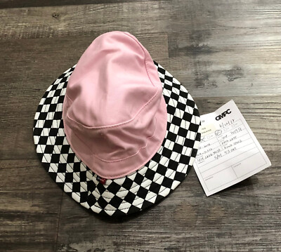 Hershel Supply Company Pink Checkerboard Bucket Hat Photo Sample Hat Youth New