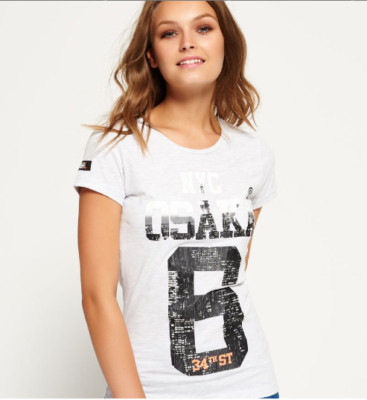 New Superdry Osaka 6 NYC 34th st t-shirt grey Simdog burnout or  Yigal Azrouël