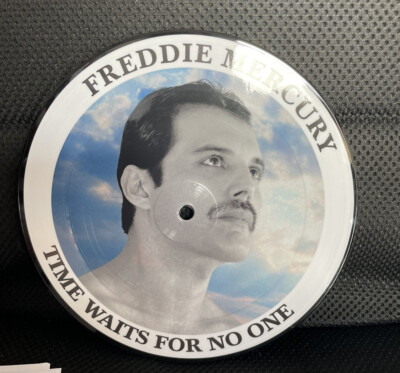 FREDDIE MERCURY TIMES WAITS FOR NO ONE LP 7° PICTURE DISC