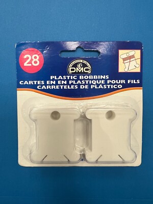 DMC-Plastic Floss Bobbins ~ 28 Easy Wind Bobbins