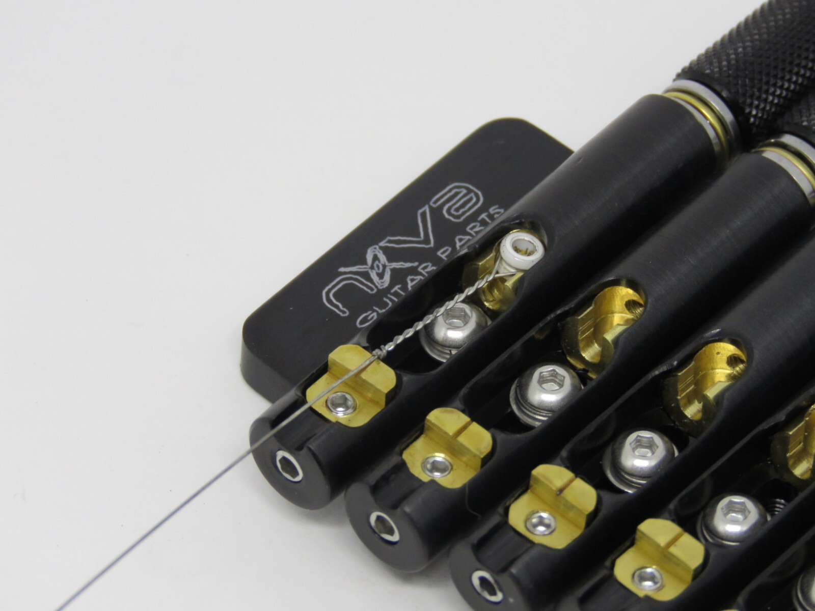 Ponte per chitarra senza testa 7 corde con cuscinetti di spinta di Nova Guitar Parts foto 3