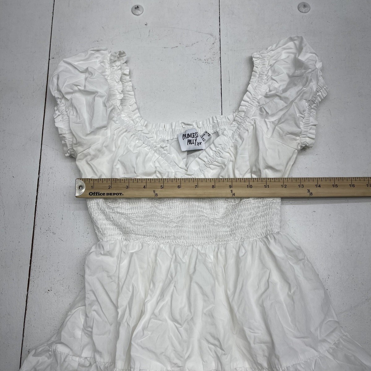 princess polly daniela mini dress white Princess Polly Daniela Mini Dress White. New with