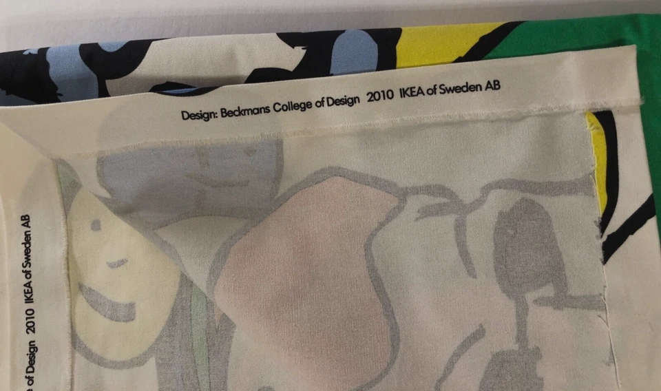 Panel cortina cortina personalizado IKEA Gulvi Faces Beckmans College Design 2010 74 x 28 Foto 3 de 4