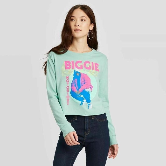 Notorious Big Biggie Crop Top Juniors 