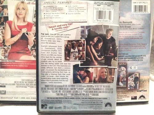 Chris Evans 3 DVD Lot: PERFECT SCORE, NEW COMERS, WHAT'S YOUR NUMBER Scarlett Jo - Picture 3 of 11