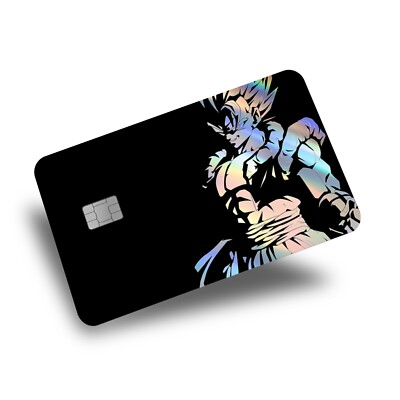 Anime Cartoon Holographic Credit Card Skin Credit Card Sticker- Action Anime