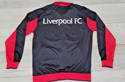 LFC Liverpool Jacket Men's L Red Full Zip Up Track Retro Football Soccer Club