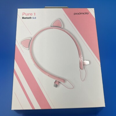 Padmate Pure 1 Bluetooth 5.0 Headphones Pink