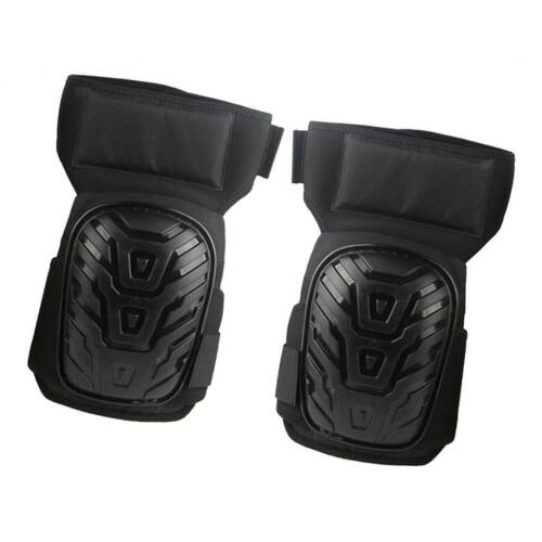 2 rodilleras negro de alto rendimiento con acolchado gel protector de rodilla - Imagen 1 de 10