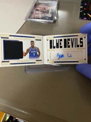 2019 Panini National Treasure Zion Williamson RPA 23/32 Duke