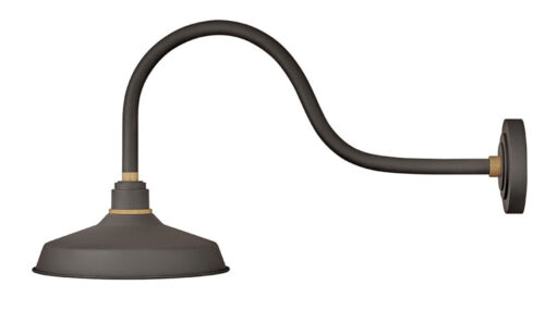 Hinkley Lighting 10352 Foundry 1 Light 16" Tall Outdoor Wall - Museum Bronze / - Picture 1 of 1