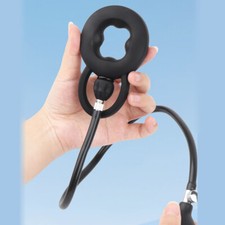 Male Penis Extender Stretcher Sleeve Inflatable Penis Pump Enhancer Enlarge Ring