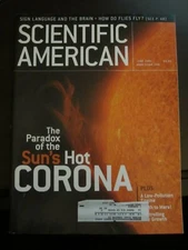 Scientific American Magazine June 2001 Paradox of Sun's Hot Corona